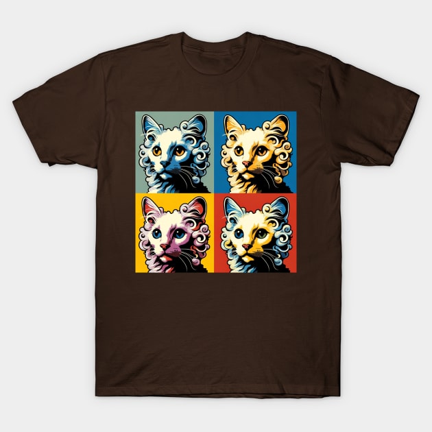 American Curl Pop Art - Cat Lovers T-Shirt by PawPopArt